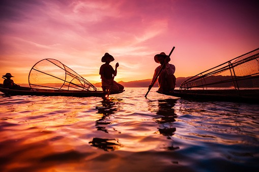 Mingalapar - Louis Vuitton and Inle lake (1997) The