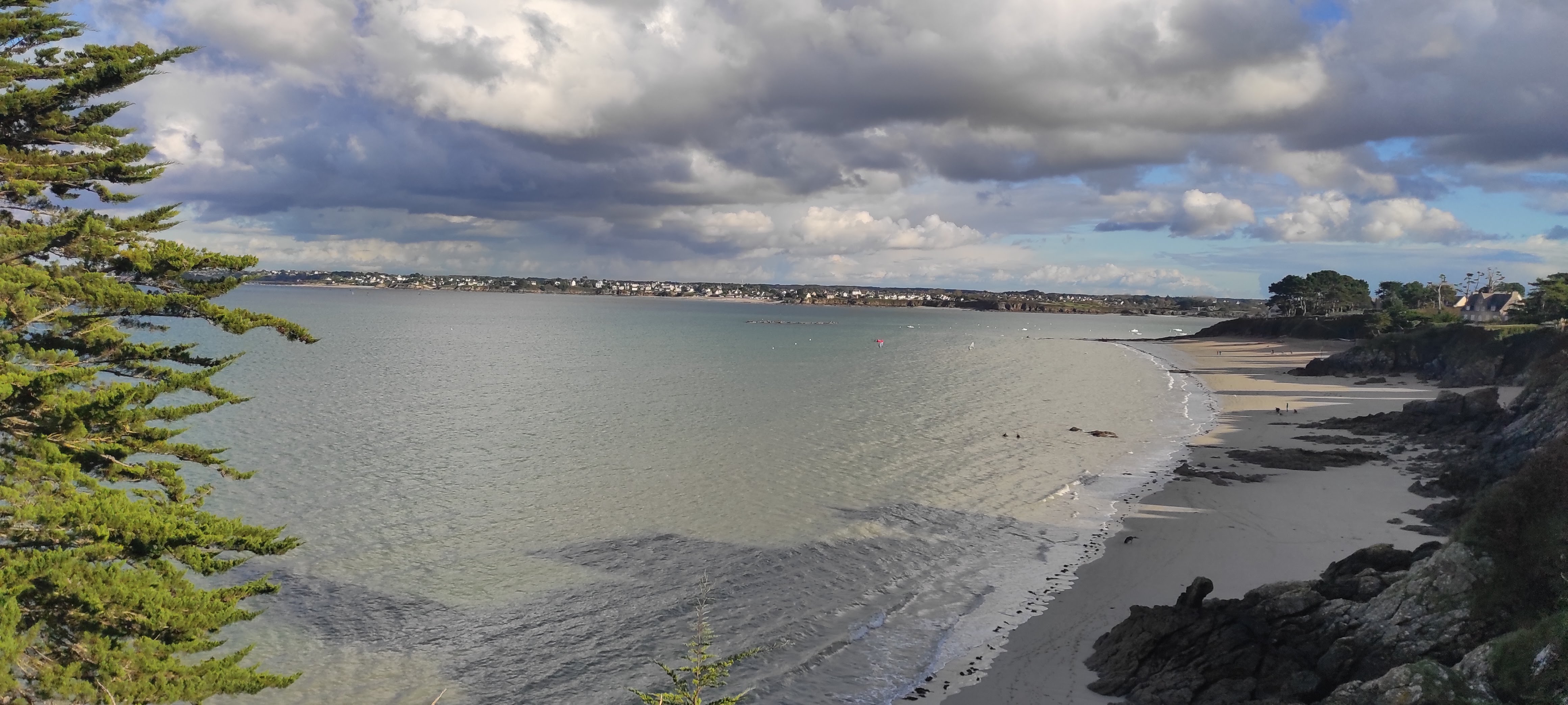 Sandy beach close to St Malo